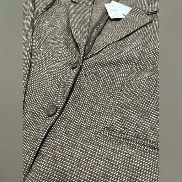 J.Jill Brown Houndstooth Blazer - Picture 3 of 3